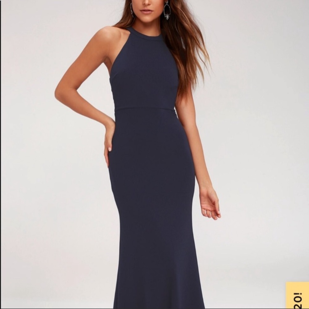 Lulus Navy Bridesmaid Dress